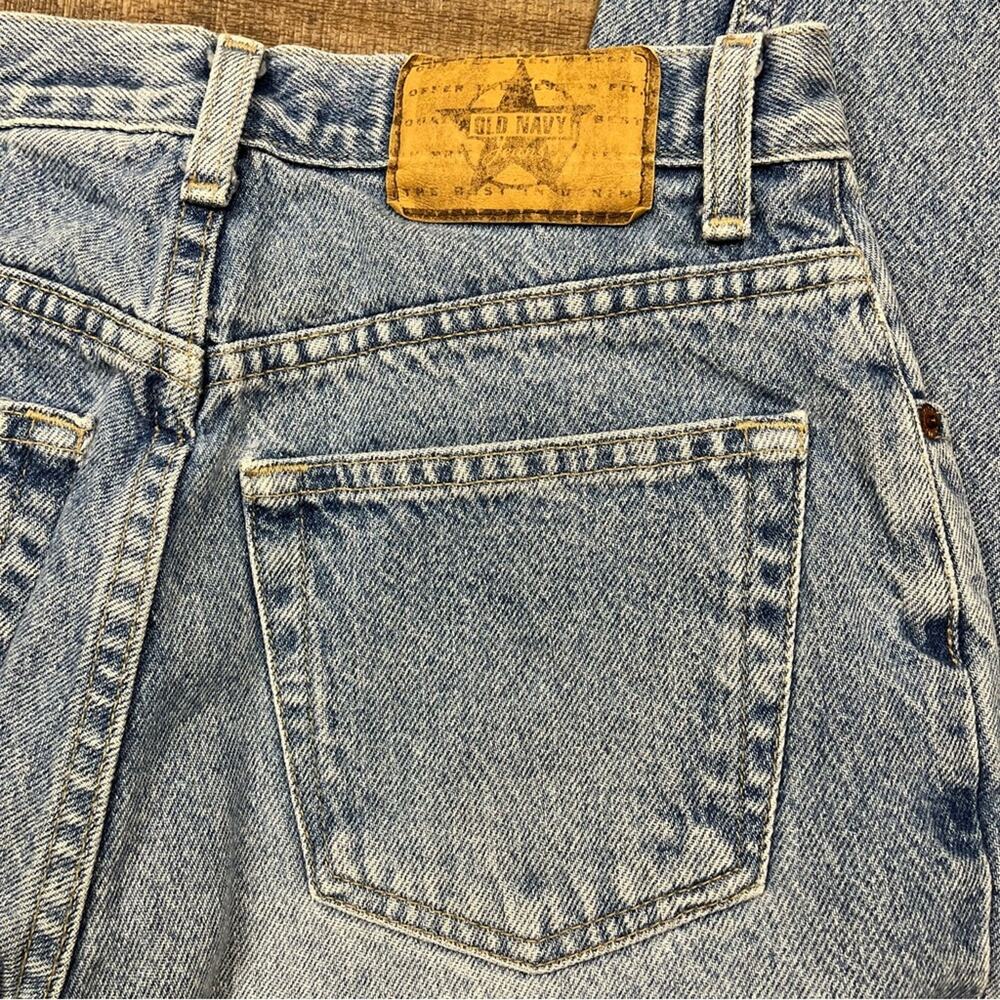 Old Navy Light Wash Jeans High Rise Straight Leg Vintage 90s Women’s Size 6 - Picture 6 of 7